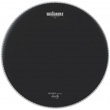 WCB2-10MIL-22 Density Black Series Пластик для бас-барабана 22", с покрытием, черный, Williams 