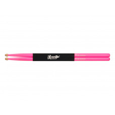 10101003010 Fluorescent Series 7A Барабанные палочки, розовые, орех гикори, HUN