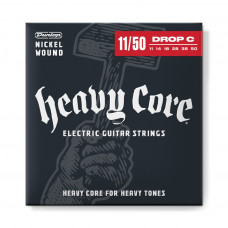 DHCN1150 Heavir Core Комплект струн для электрогитары, никелированные, 11-50, Dunlop