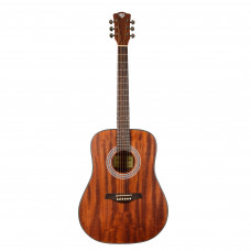 ROCKDALE Aurora D6 ALL-MAH Satin акустическая гитара. Форма корпуса дредноут. Цвет натуральный. Сати
