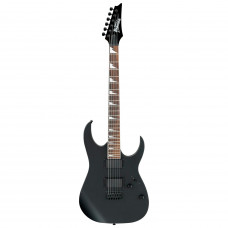 IBANEZ GRG121DX-BKF Электрогитара H/H. Корпус тополь в черном матовом цвете, кленовый гриф с мензуро