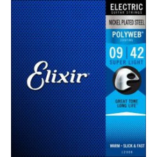 ELIXIR 12000 Polyweb Комплект струн для электрогитары 09-42