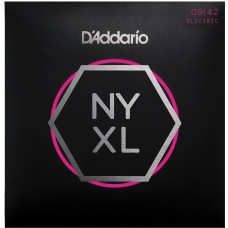 NYXL0942 NYXL Комплект струн для электрогитары, никелированные, Super Light, 09-42, D'Addario