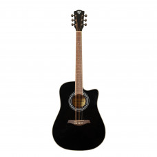 ROCKDALE Aurora D6 C BK Gloss Акустическая гитара. Форма корпуса дредноут с вырезом. Цвет черный. Гл