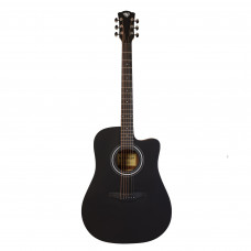 ROCKDALE Aurora D3 C BK Satin акустическая гитара. Форма корпуса дредноут с вырезом. Цвет черный. Са