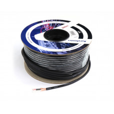 AuraSonics MC224CB микрофонный кабель Ø6.8мм,24AWG, 0.23мм², плетеный экран, бухта 100м, черный