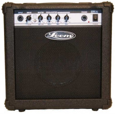 LEEM S15G Комбик гитарный 15Вт. Мощность 15Вт, динамик 6,5", Передняя панель: 1 вход, регулировк