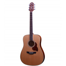 CRAFTER D-7/NC Акустическая гитара с чехлом. Верхняя дека - массив кедра.