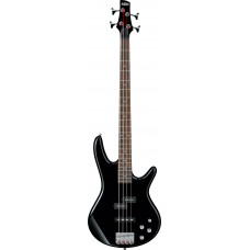 IBANEZ GSR200-BK электрическая 4-струнная бас-гитара, корпус черного цвета, 22 лада. Дека из агатиса