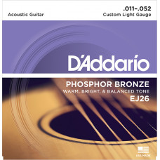 DADDARIO Струны для акустической гитары 6 шт. EJ26