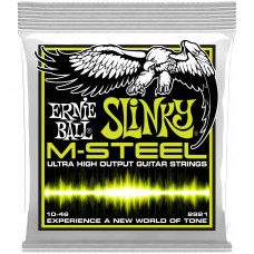 Ernie Ball 2921 комплект струн M-Steel Regular Slinky 10-46
